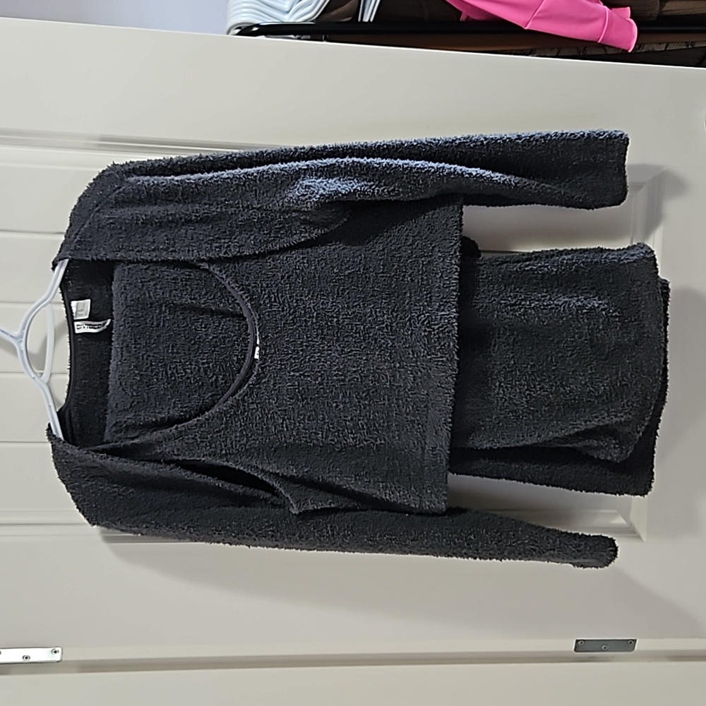 Divided 3 Piece Set Cardigan Tank and Pants